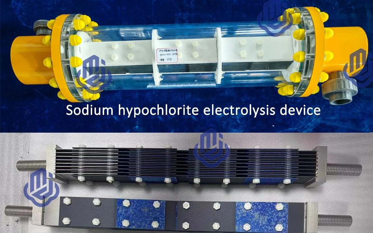 Titanium ELECTRODE in Sodium Hypochlorite Generator for Water Treatment Application Titanium ELECTRODE in Sodium Hypochlorite Generator for Water Treatment Application